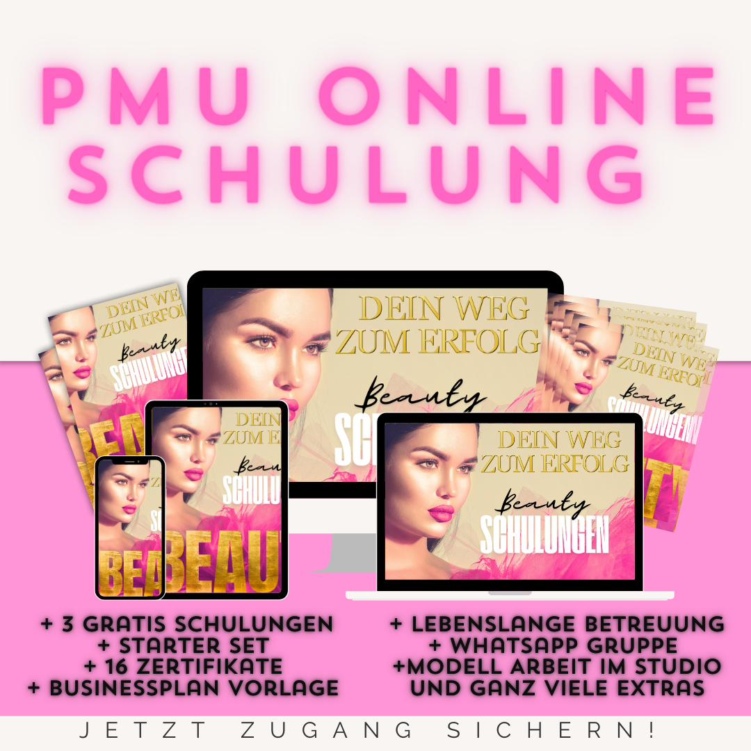 Permanent Make Up Schulung ONLINE KURS
